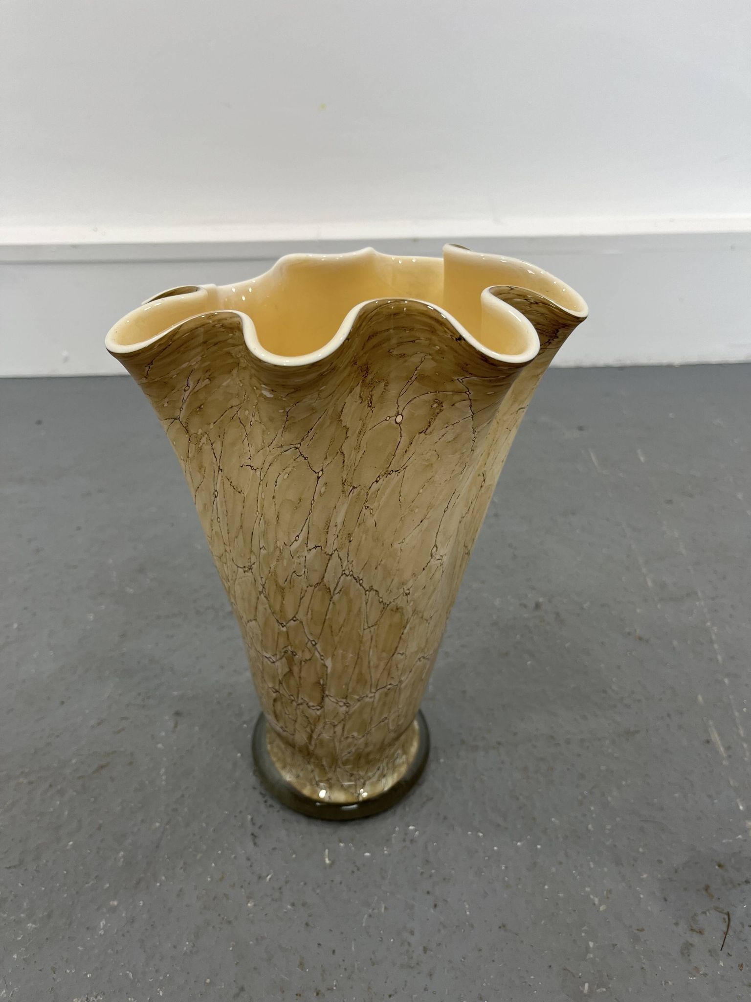 Vase fleurs, art déco, années 1950