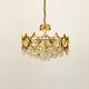 Chandelier en verre cristal par Palwa