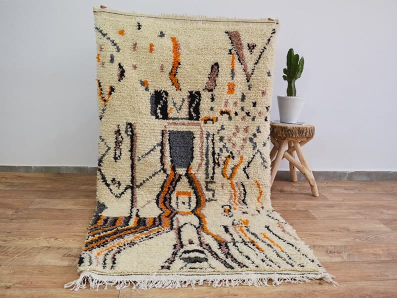 Moroccan carpet 189x100cm