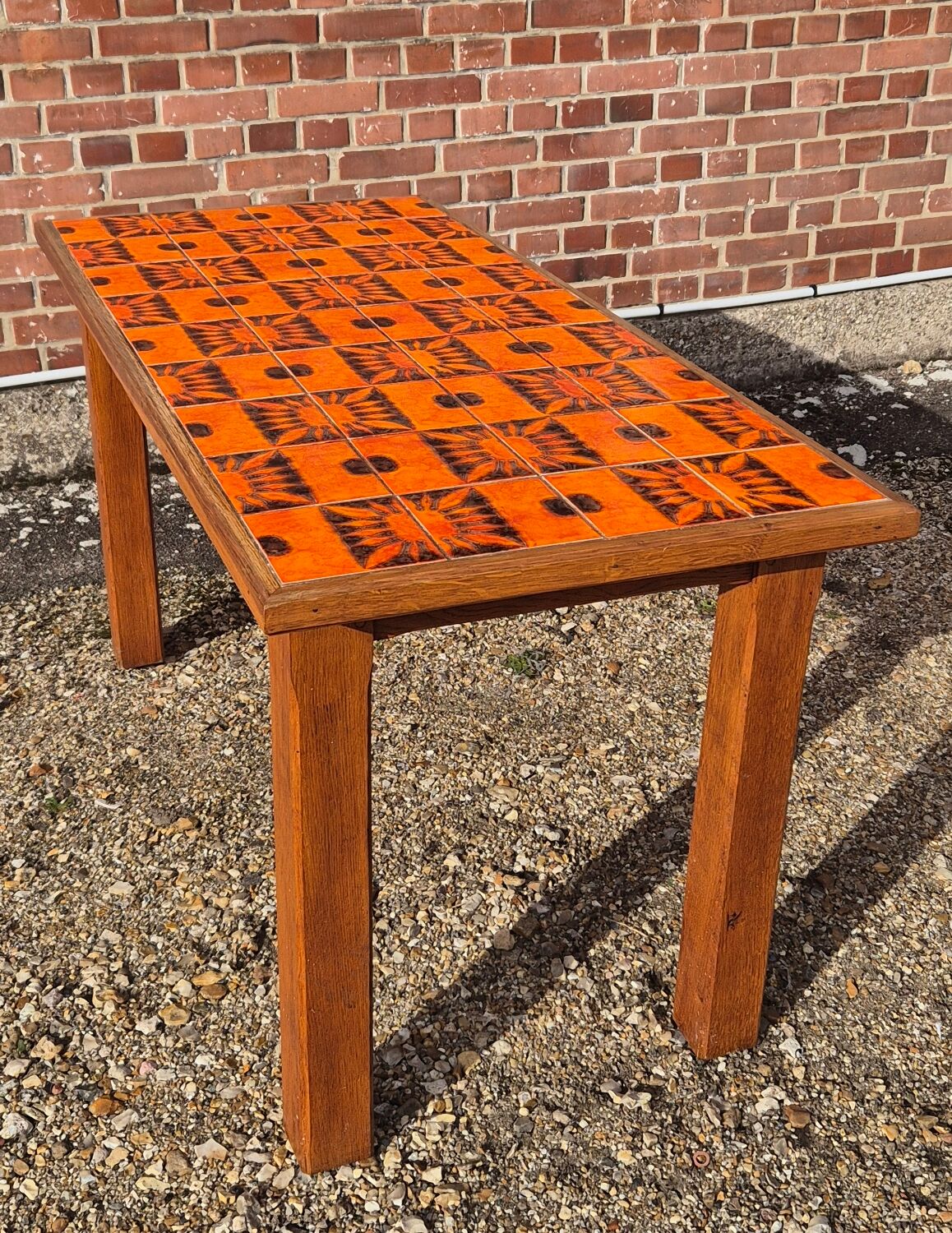 Oak table circa 1960