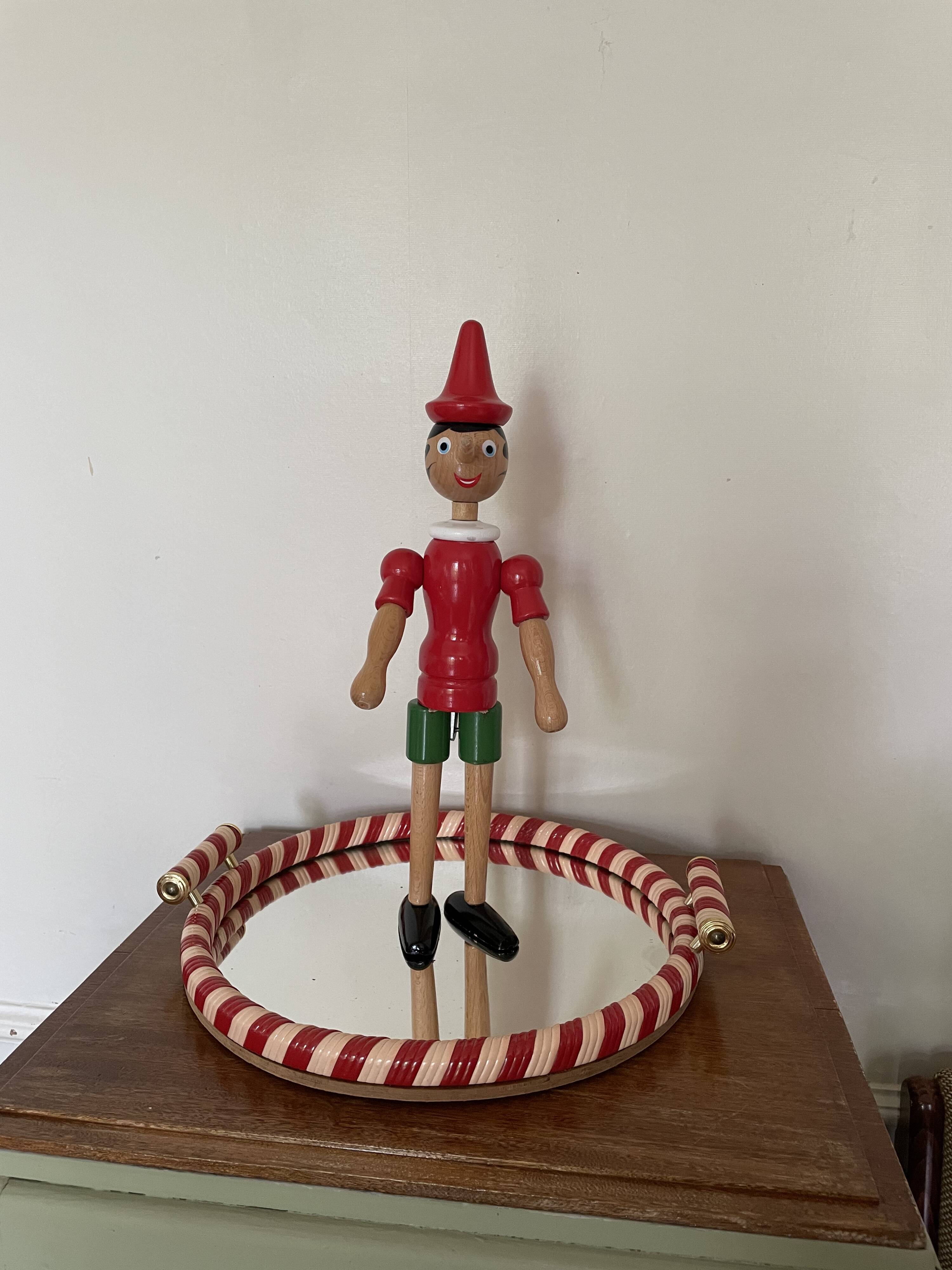 Articulated wooden Pinocchio H40