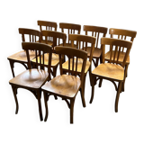 Set of 10 Baumann Bistro Chairs