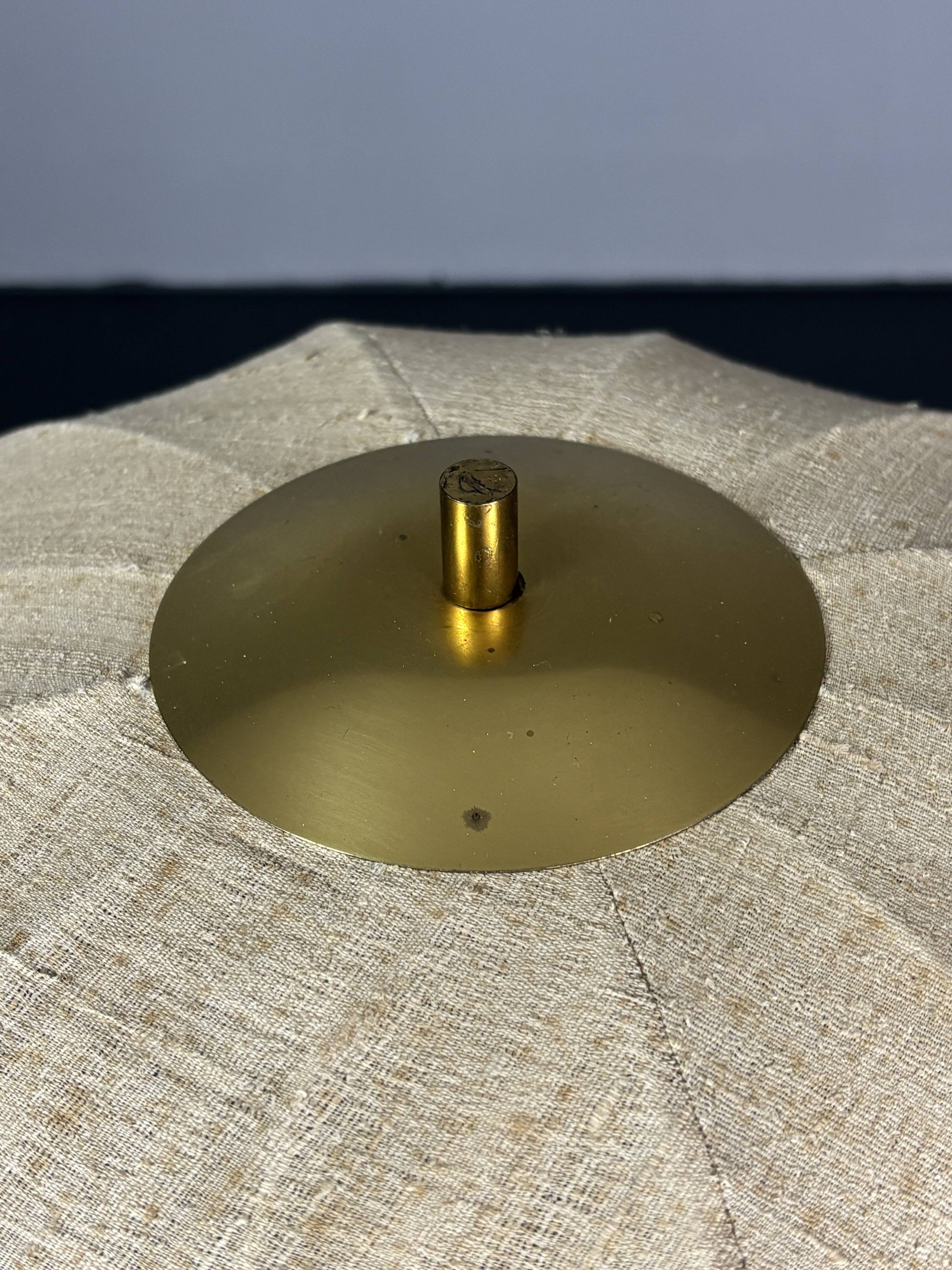 Lampe de table champignon en laiton du milieu du siècle, Autriche, années 1960-1970