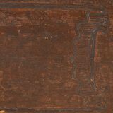 Antique solid wood trunk dated 1836 #13