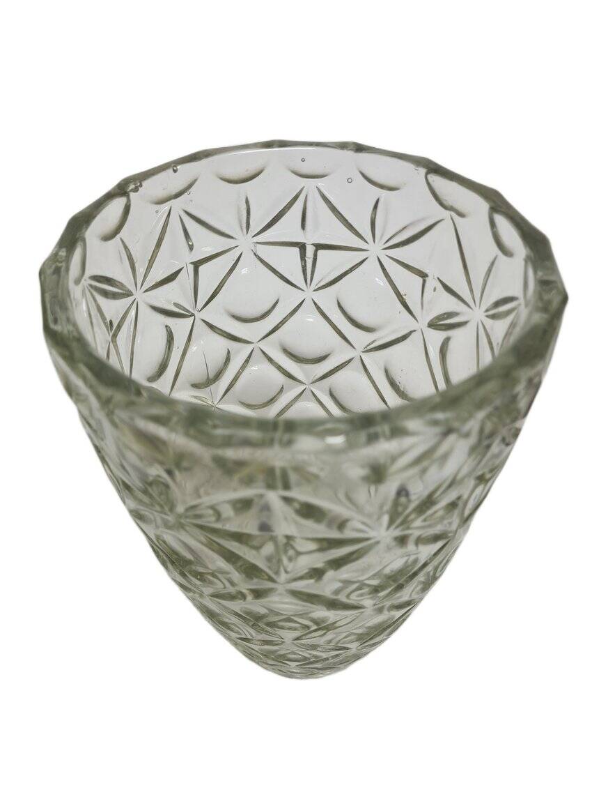 Art Deco crystal vase, former Czechoslovakia, 1950s