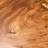 Brutalist oak coffee table