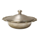 Antique silver-plated vegetable dish, tableware