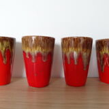 Verres vallauris en ceramique