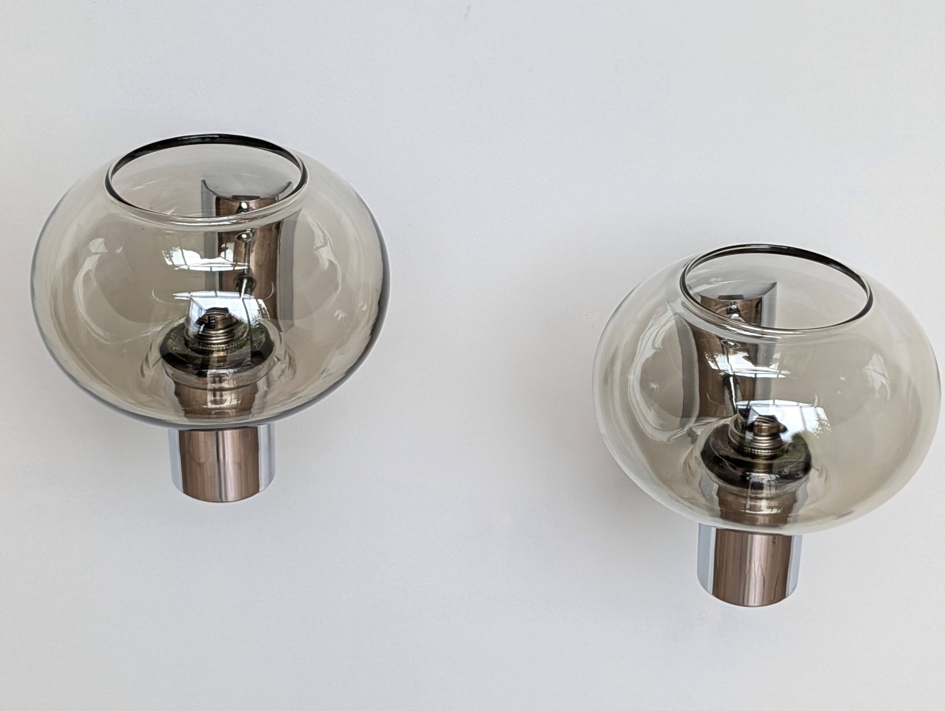 Pair of Sciolari wall lights
