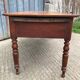 Antique Louis Philippe table in solid cherry and oak with 3 drawers
