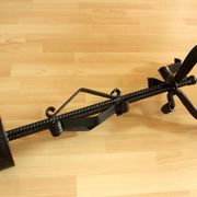 High handmade wrought iron candle holder for larger candles - vintage