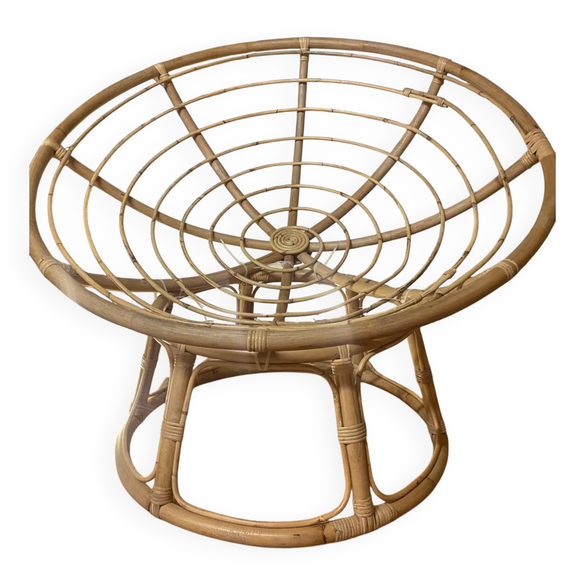 Rattan love seat