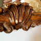 Miroir doré ancien style Louis XV