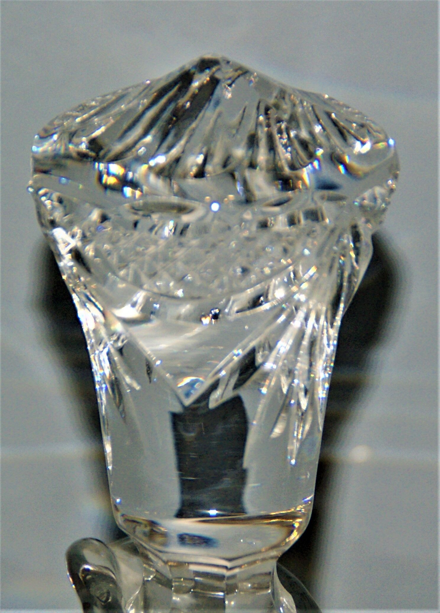 Carafe ewer for wine or water crystal cross of lorraine