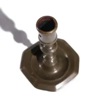 Early 18th-century French bronze candlestick