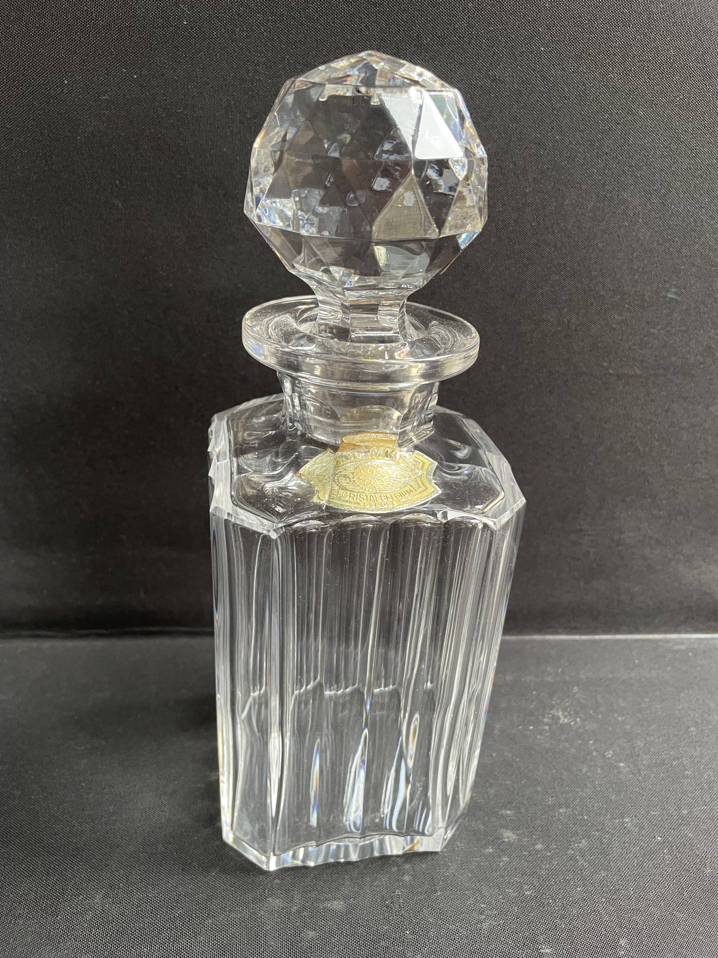 Whiskey carafe – Cristallerie Val Saint Lambert