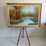 Painting of a forest