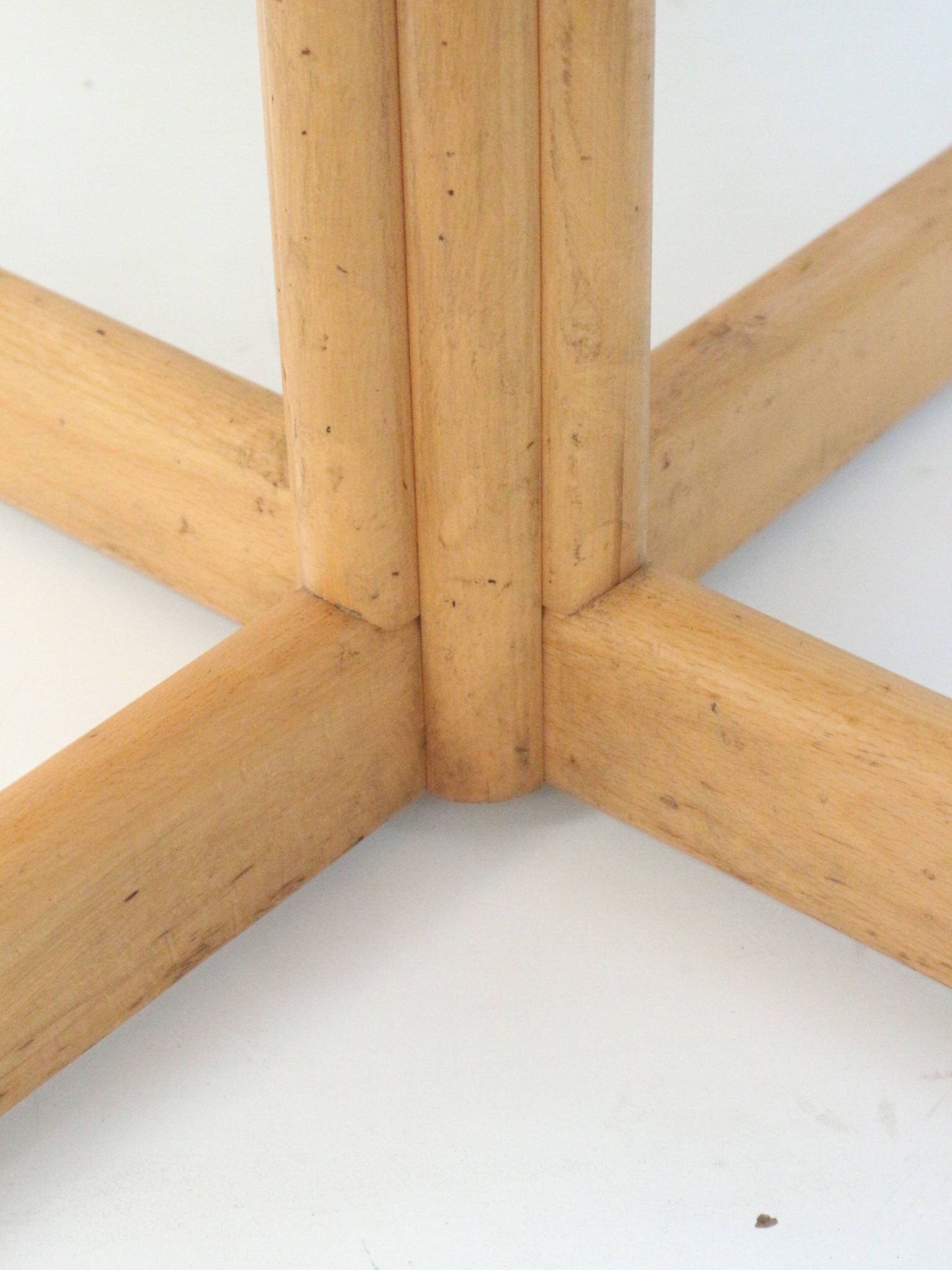 4x Vintage round dining table by Bruno Rey for Kusch and Co from the 1970s