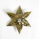 Beautiful brass ceiling or wall lamp from the 1970s by Willy Daro