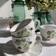 Strawberry coffee tea service