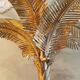 Solid brass palm tree lamp