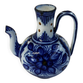 Carafe en céramique émaillée décor floral
