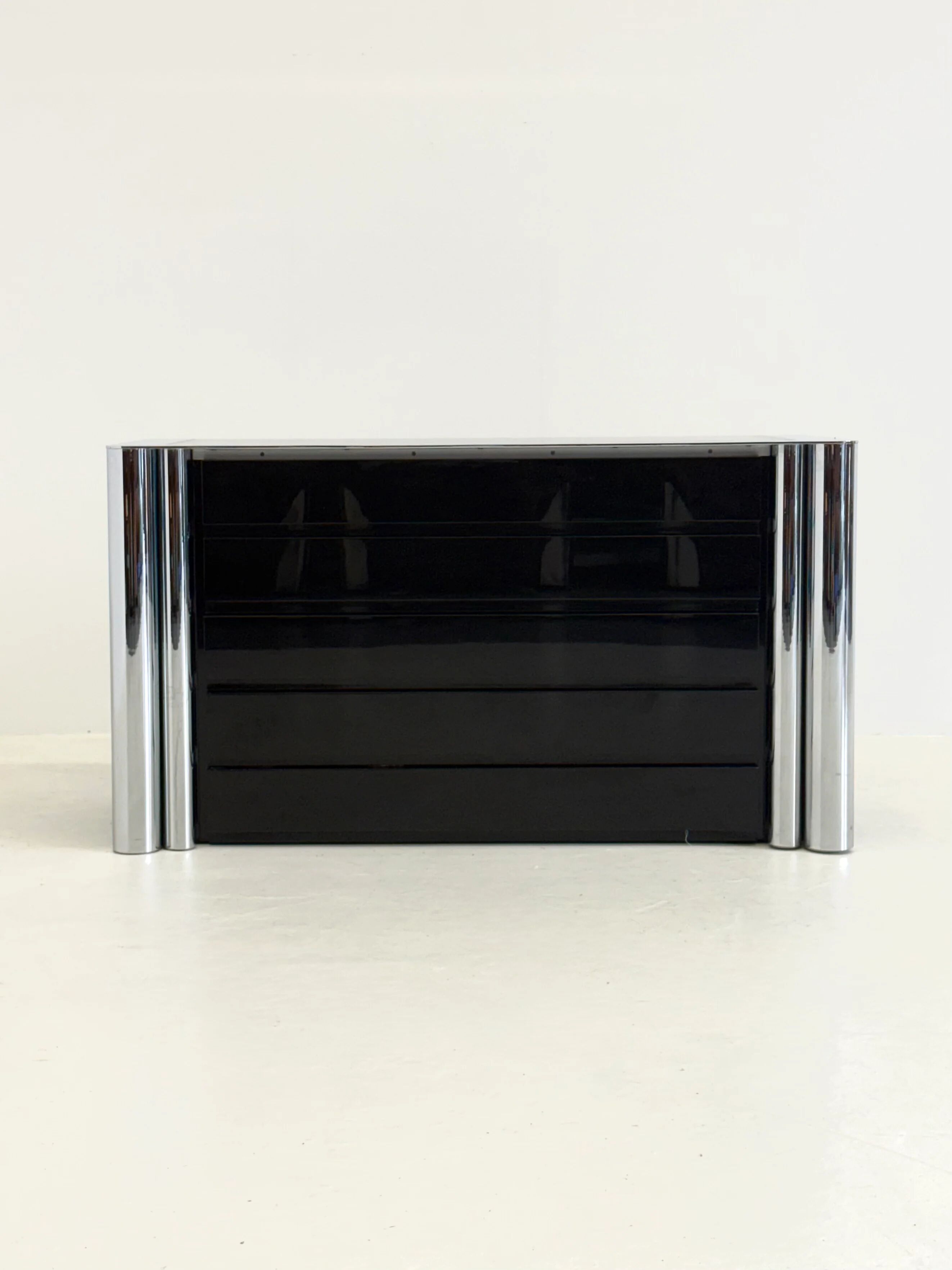 Black sideboard by Antonello Mosca for Cinova