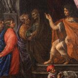 Antique Italian painting from the 17th century