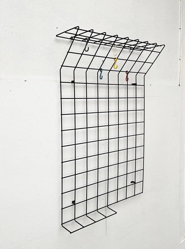 Minimalist German coat rack from the mid-century, 1960s.