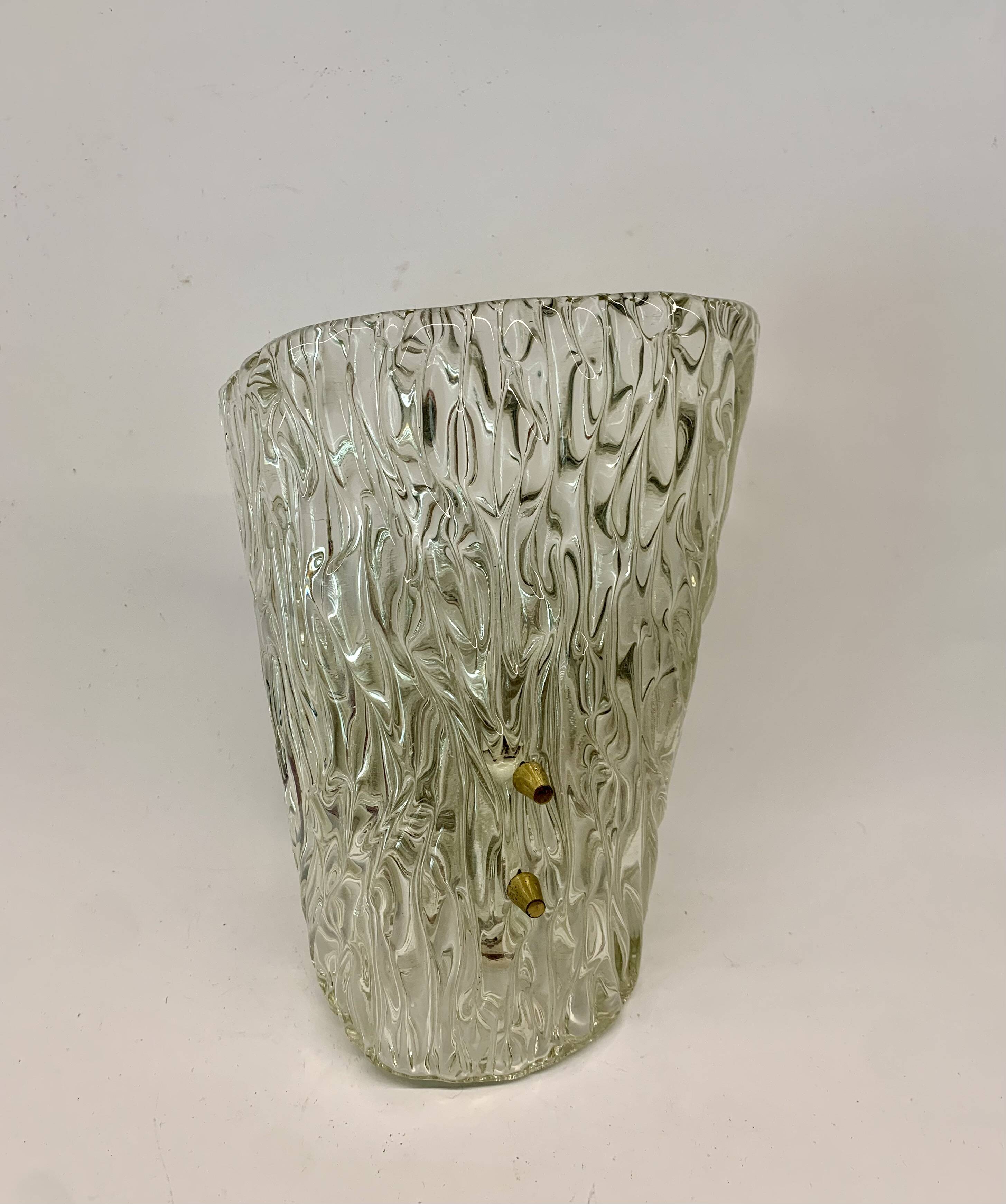 Wall lamp by J. T. Kalmar, Austria 1950s