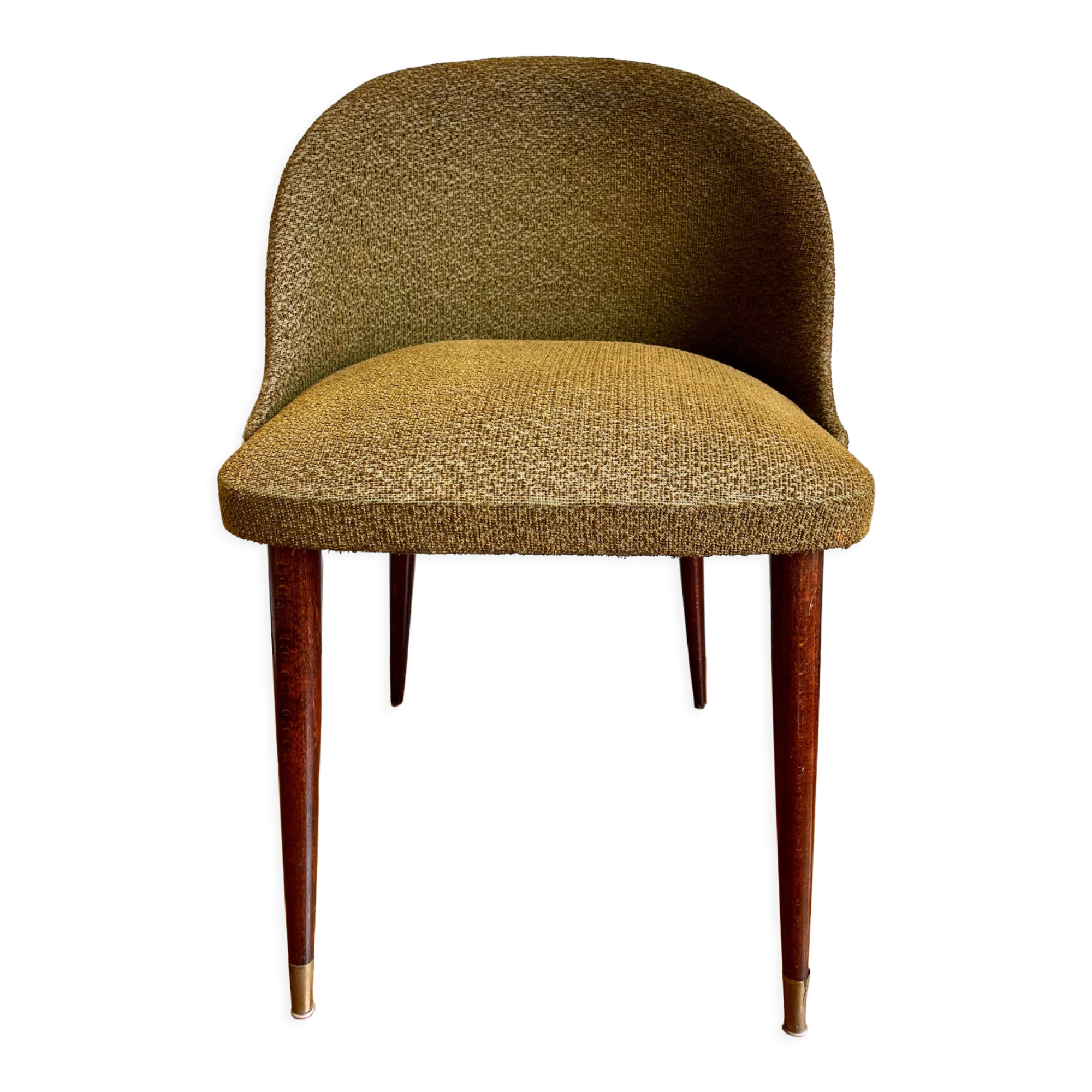 Chaise cocktail tissu bouclette