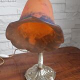 Art deco and bronze lamp