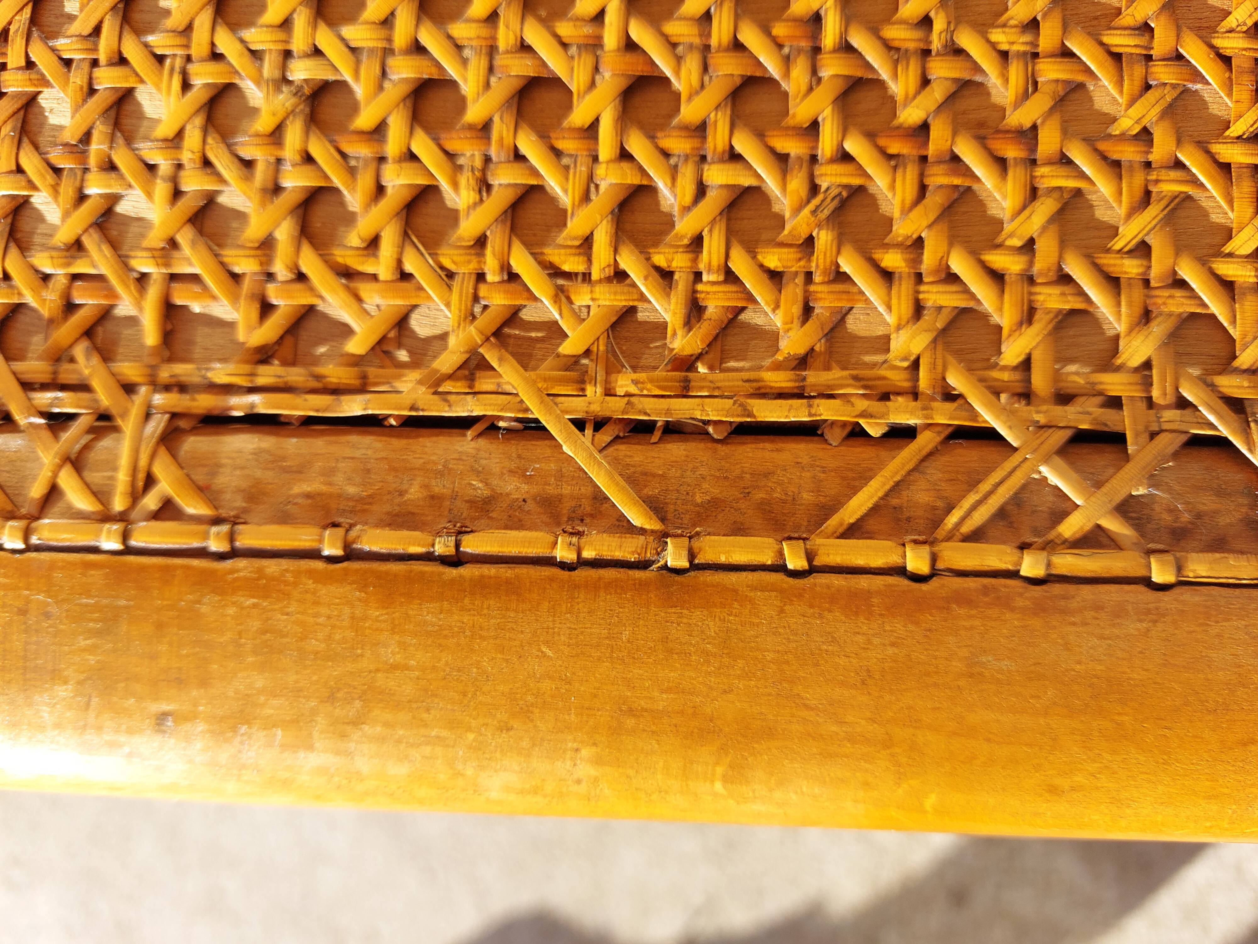 Stella chair pair, caned