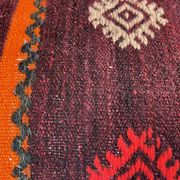 Vintage turkish kilim cushion cover , 40 x 40 cm
