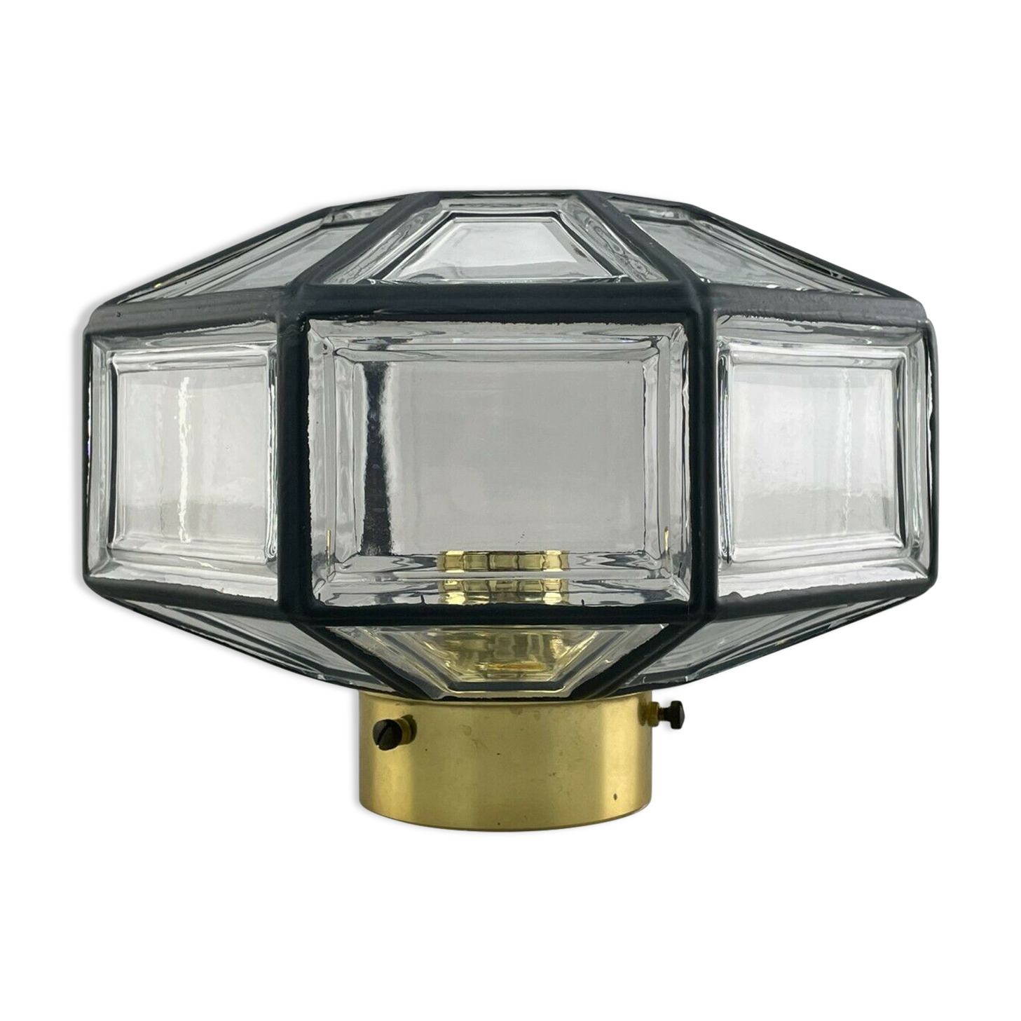 60s 70s lamp light ceiling lamp Limburg glass space age design 60s 70s