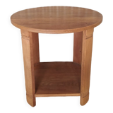 Solid wood side table