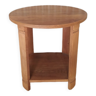 Solid wood side table