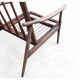 Vintage Scandinavian 1960s boomerang armchair