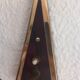 Applique murale scandinave double Mid-Century en teck et laiton