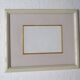 Off-white wooden frame for 242 x 300 mm subject