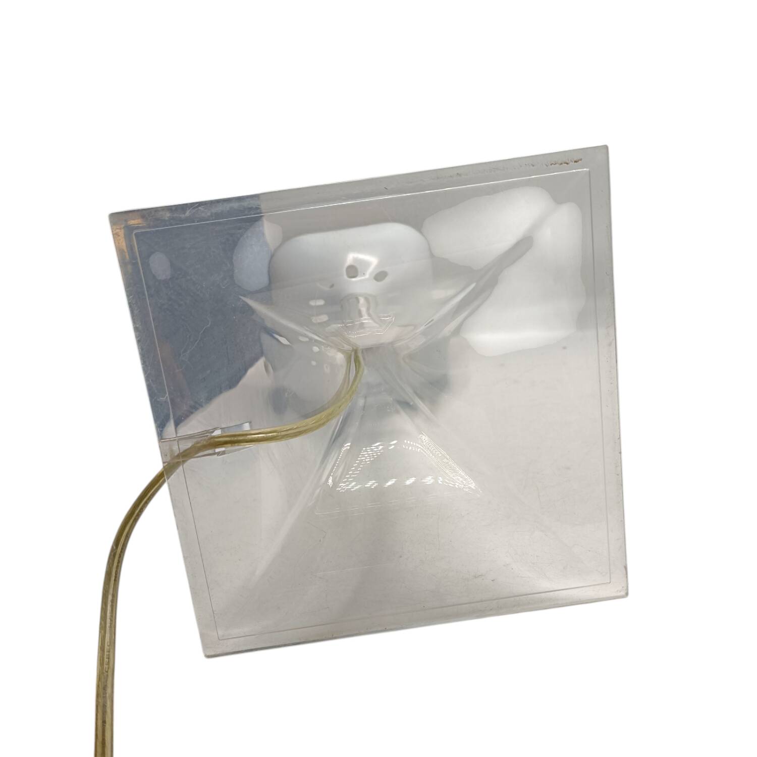 Vintage Plexiglas lamp - minimalist design 80's