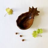 Wooden pocket tray, pineapple shape