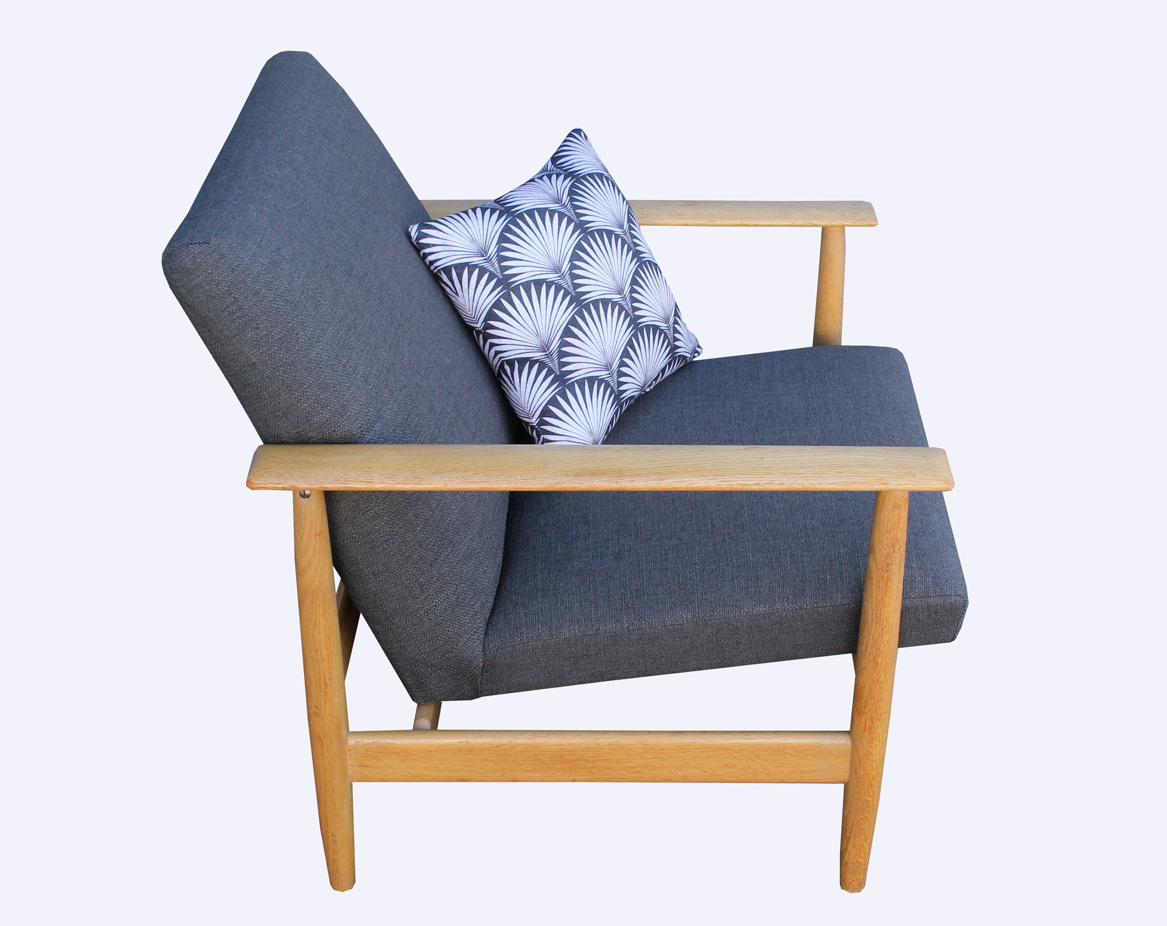 1960s Armchair Wilhelm Knoll in oak wood