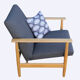 1960s Armchair Wilhelm Knoll in oak wood
