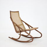 1960s Antonin Suman Bentwood Rocking Chair, Czechoslovakia
