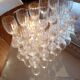 Set of 17 glasses in ancient crystal