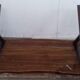 Table with raw solid top