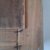 Miroir dans un cadre en bois ancien gris clair shabby chic 46x57cm