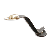 Lampe de Bureau Cobra cuir par Traso Milano 1988