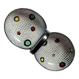 Italian ceramic serving bowl by aldo londi for bitossi 1950's